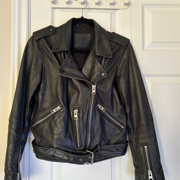Balfern Biker All Saints jacket - Picture 2 of 5